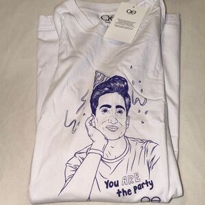 NWT Queer Eye White Graphic Tee Large